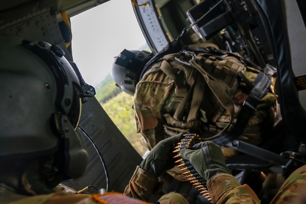 Marne Air Soldiers conduct aerial gunnery on Fort Stewart