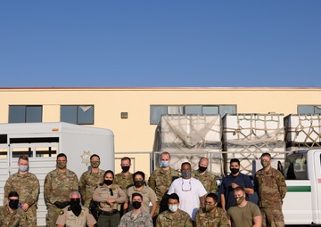 60th Aerial Port Squadron donates pillows and blankets to local shelters