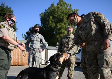 60th Aerial Port Squadron donates pillows and blankets to local shelters