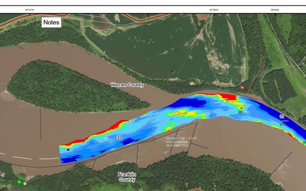 Survey result on Missouri River, River Mile 88-91, part 2