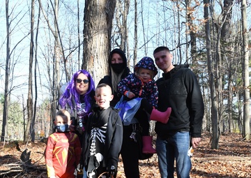 Fort Drum community members let their imaginations roam during Haunted LeRay history tour