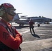 Sailor Observes Flight Operations