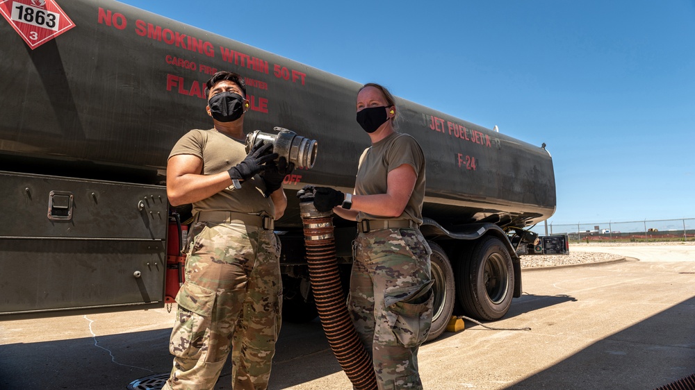 182nd Airlift Wing holds first drill since COVID-19 shelter-in-place