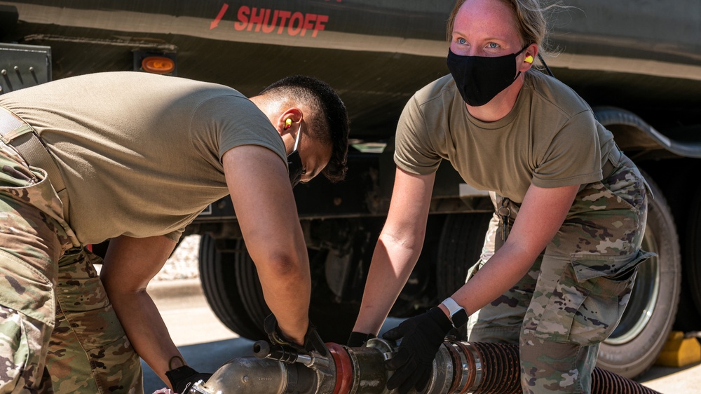 182nd Airlift Wing holds first drill since COVID-19 shelter-in-place