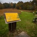 Revolutionary War soldier and officers’ huts