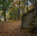 Revolutionary War soldier and officers’ huts