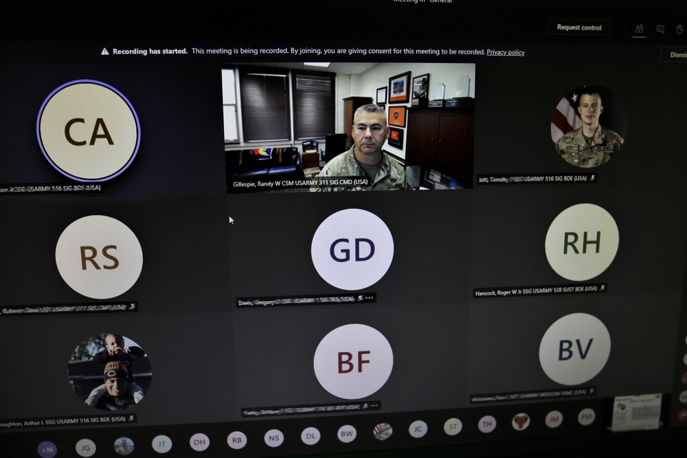 Virtual Squad Leader Talks Build Unit Cohesion For 311th Signal Command (Theater)