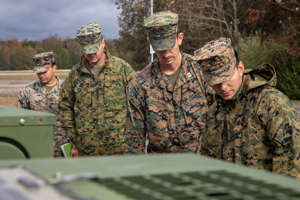 A Better Environment | II MSB Marines conduct fuel berm checks during MEFEX 21.1