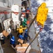 Sailors Receive Pallets of Food During Keen Sword 21