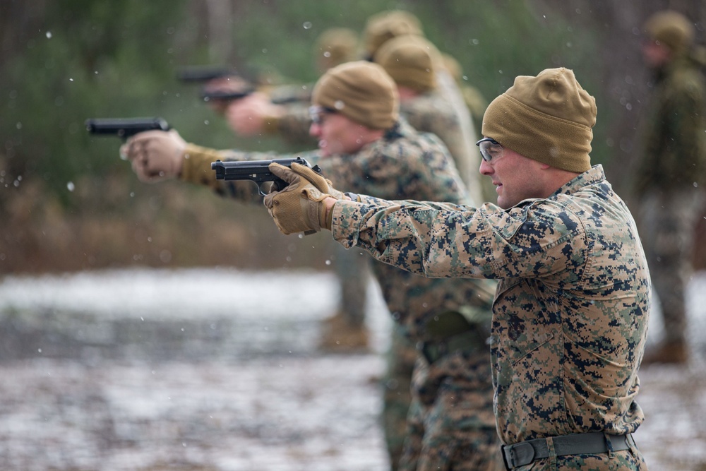 Combat Logistics Regiment 27 Pistol Qualification Range MEFEX 21.1