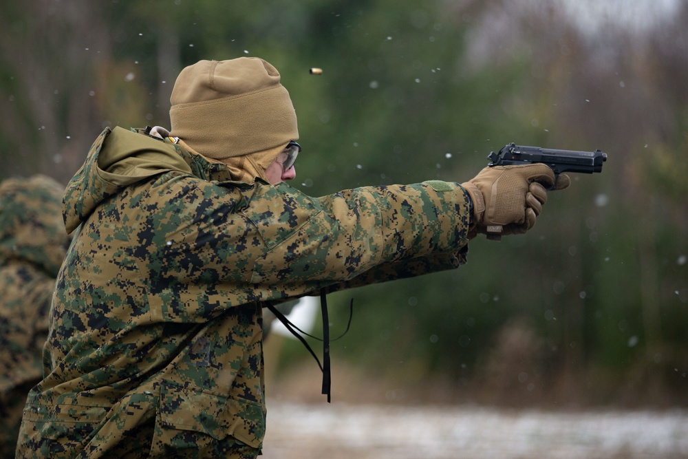 Combat Logstics Regiment 27 Pistol Qualification Range MEFEX 21.1