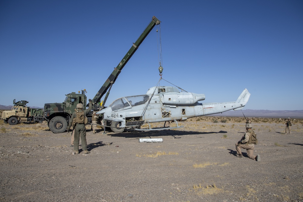 MWSS 373 “ACE Support” conducts aircraft recovery training during SLTE 1-21