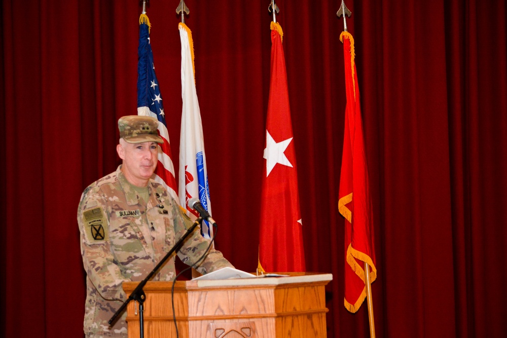 101st DSB and 304th SB hold TOA Ceremony in Kuwait