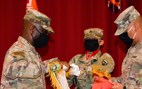 101st DSB and 304th SB hold TOA Ceremony in Kuwait