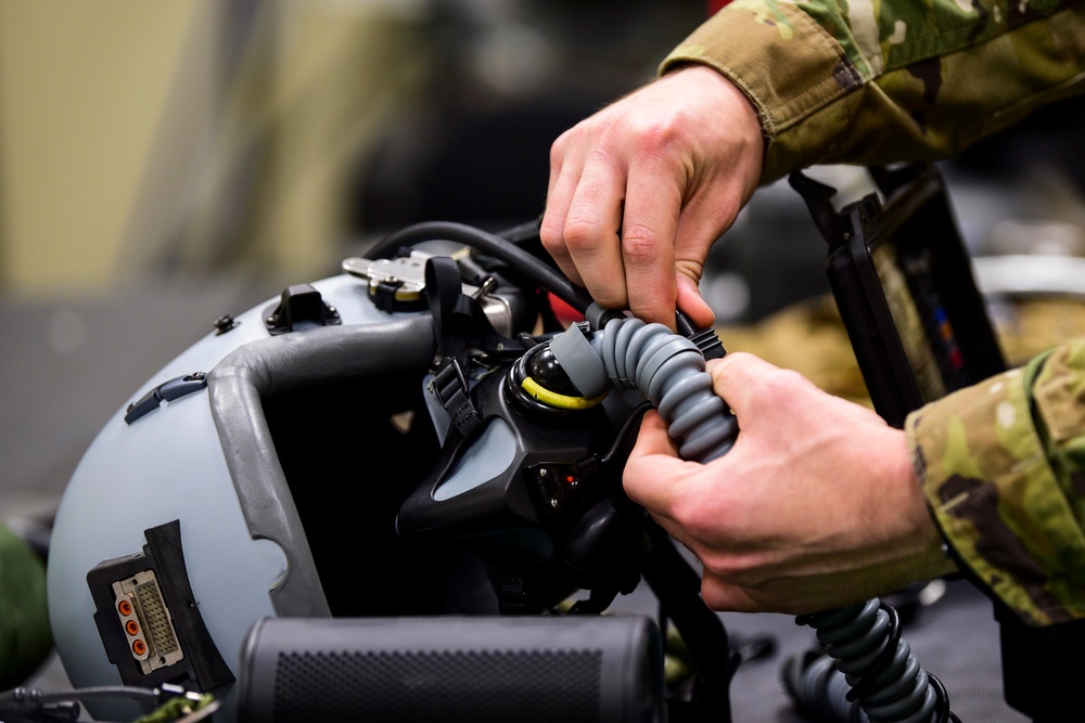 Wolf Pack fighter squadrons suit up for flight