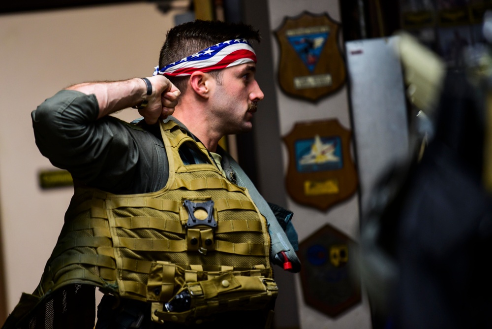 Wolf Pack fighter squadrons suit up for flight