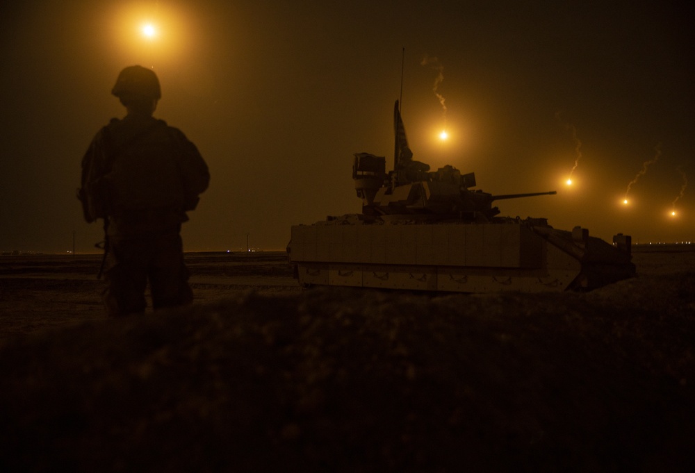 M2 Bradley Infantry Fighting Vehicles in Northeast Syria