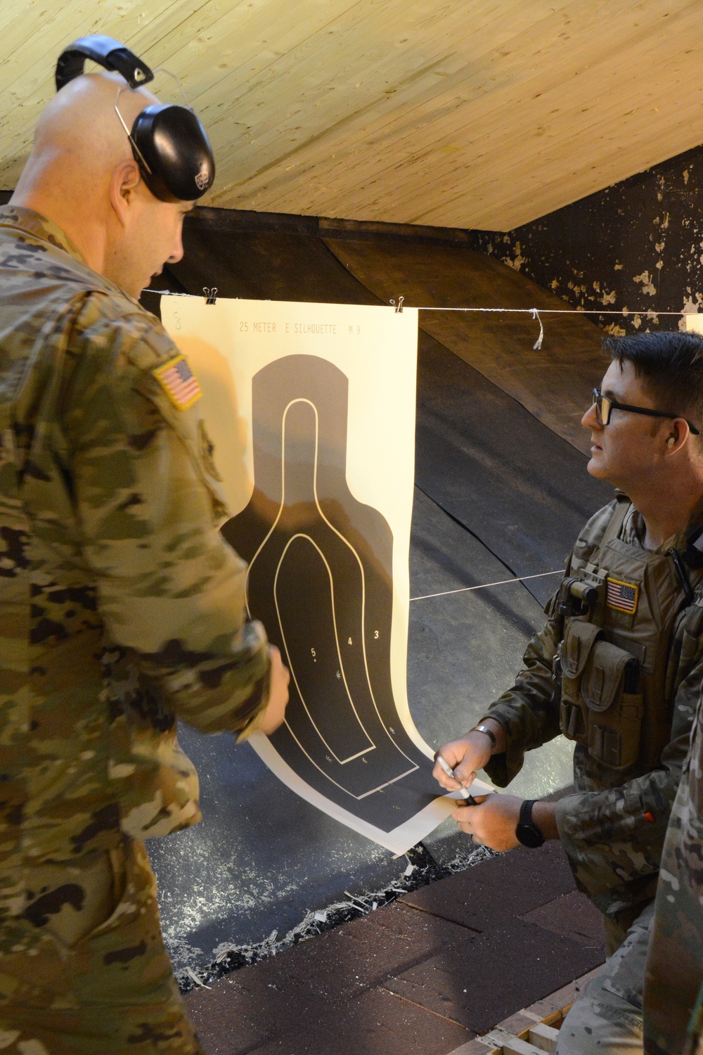 AFNORTH Battalion M17 pistol training