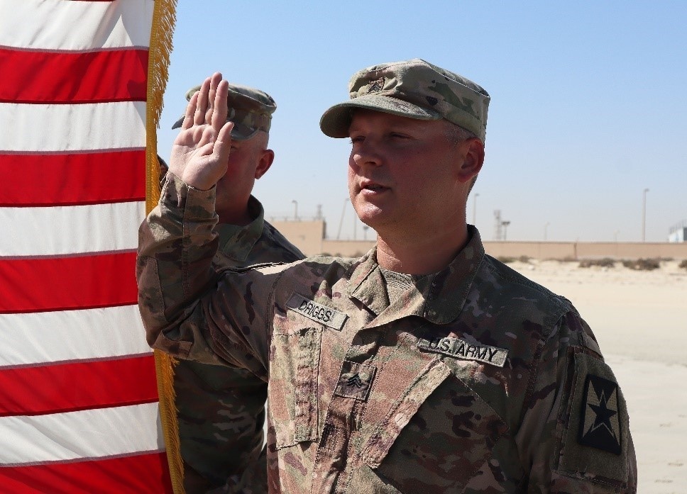 Soldier Continues to Make a Difference with Transfer to Kansas during Deployment