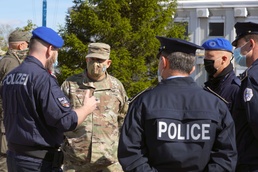 KFOR units conduct training exercise in support of Kosovo police