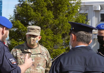 KFOR units conduct training exercise in support of Kosovo police
