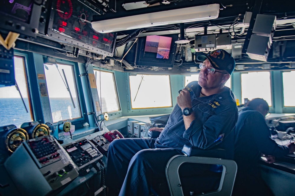 USS Winston S. Churchill Navigation, Seamanship and Ship Handling Training