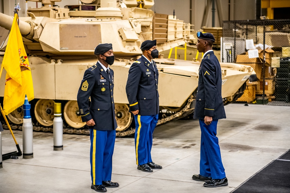 Making A Tanker.  Pvt. Karl Gamble