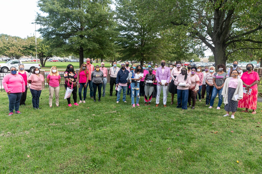 Norfolk Naval Shipyard Celebrates Pink Out Day and Employee’s Life