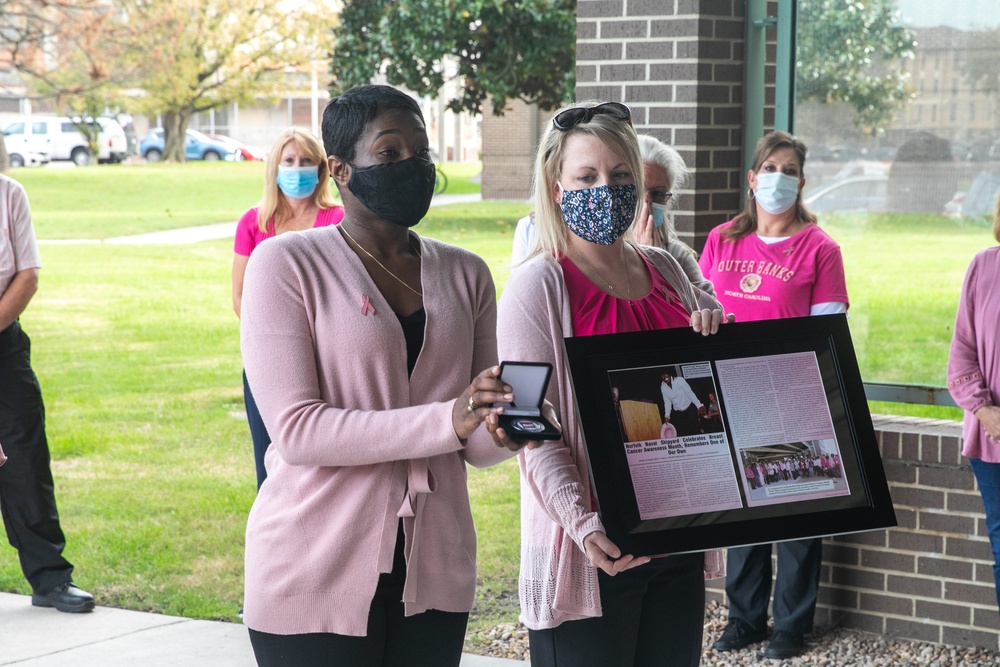 Norfolk Naval Shipyard Celebrates Pink Out Day and Employee’s Life