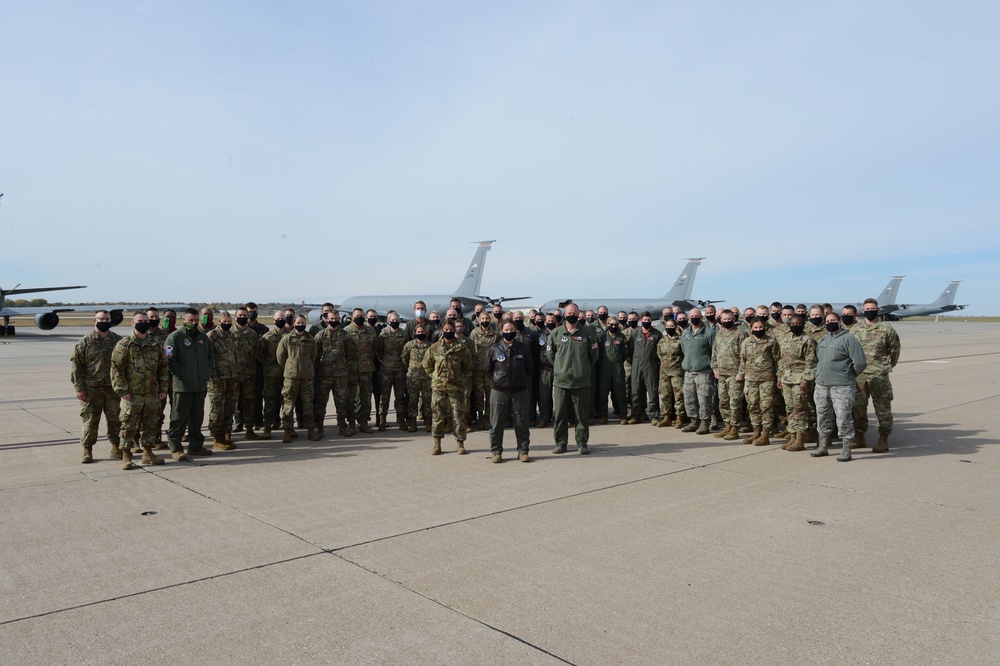 Nebraska's 155th Operations Group welcomes first female commander