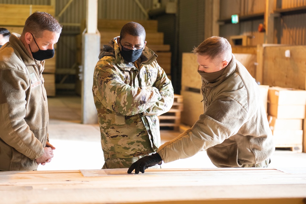 Third Air Force command team visits 501st CSW