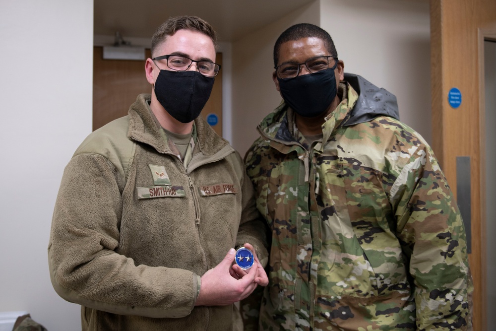 Third Air Force command team visits 501st CSW