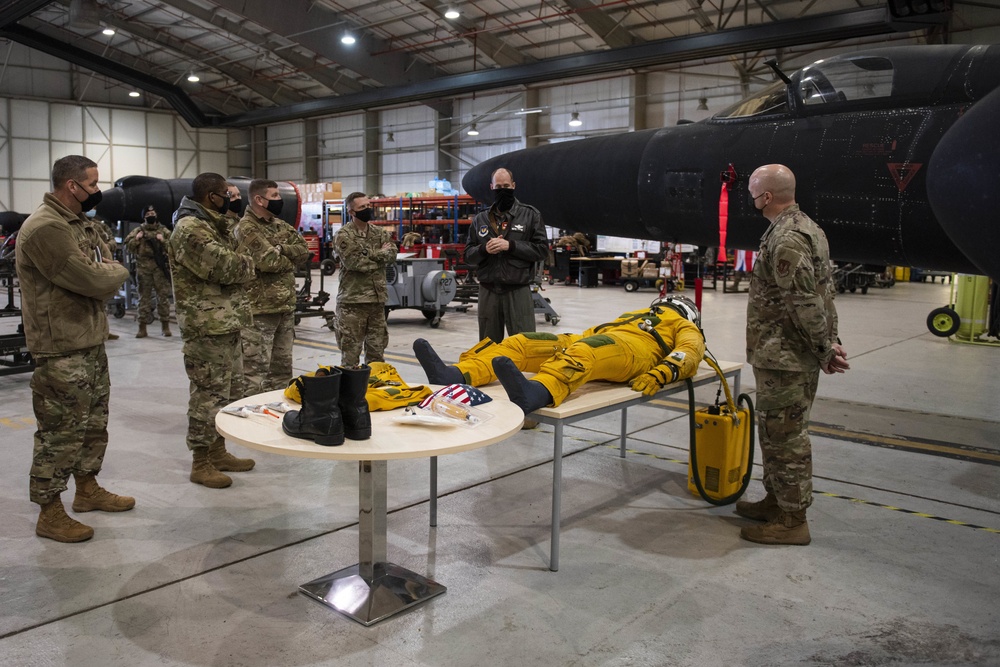 Third Air Force command team visits 501st CSW