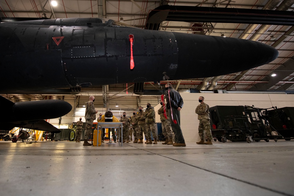 Third Air Force command team visits 501st CSW
