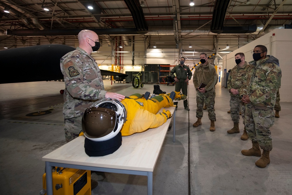 Third Air Force command team visits 501st CSW