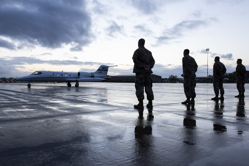 Third Air Force command team visits 501st CSW