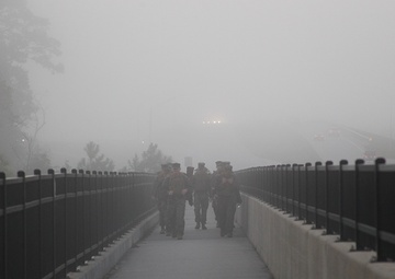 US task force members build camaraderie with 6-mile hike