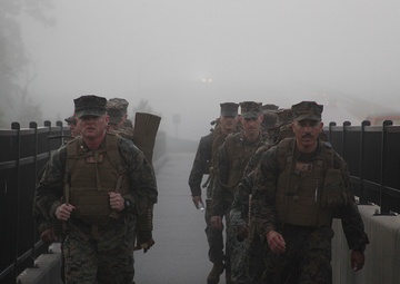 US task force members build camaraderie with 6-mile hike