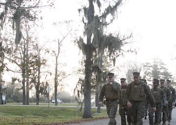 US task force members build camaraderie with 6-mile hike