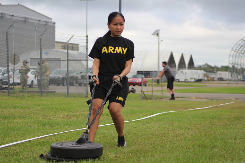 U.S. Army Reserve Soldiers adapt to battle assembly in a COVID Environment