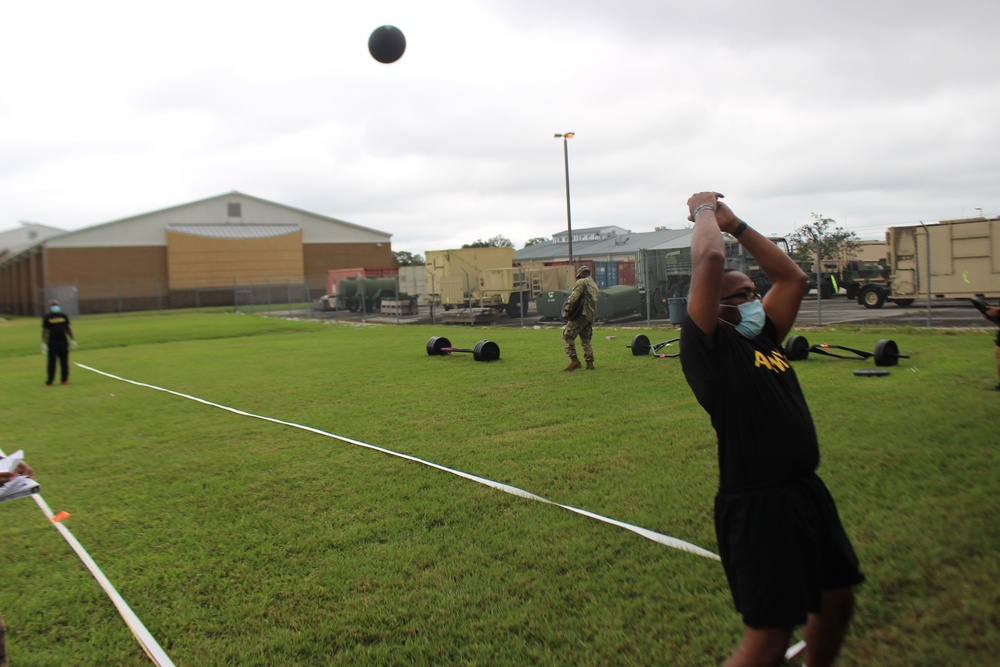 U.S. Army Reserve Soldiers adapt to battle assembly in a COVID Environment