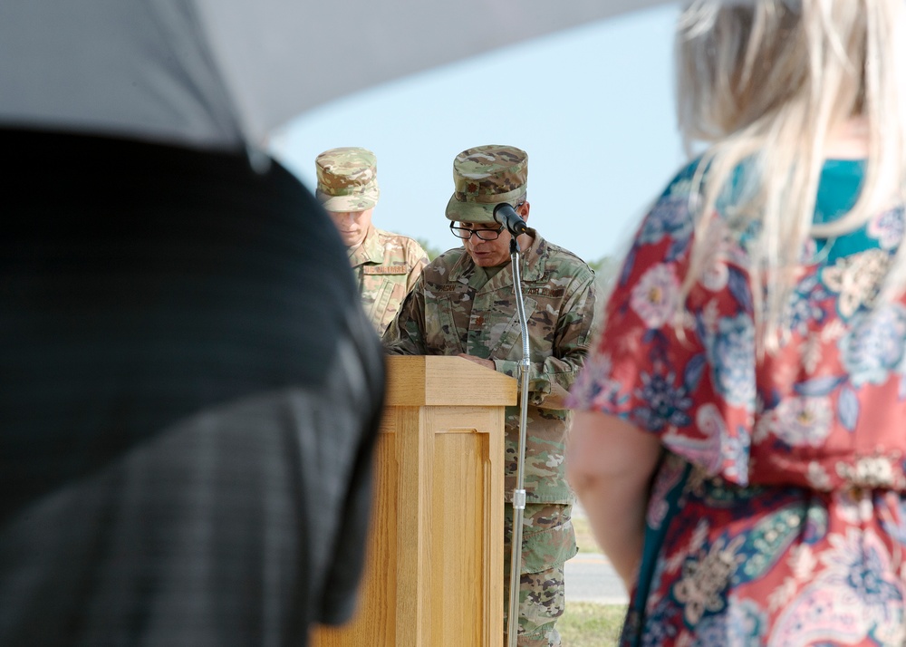 149th FW dedicates F-16 in honor of highest ranking member