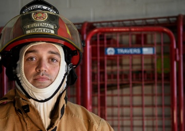 Air Force firefighter rescues two from burning vehicle, cares for crash victim