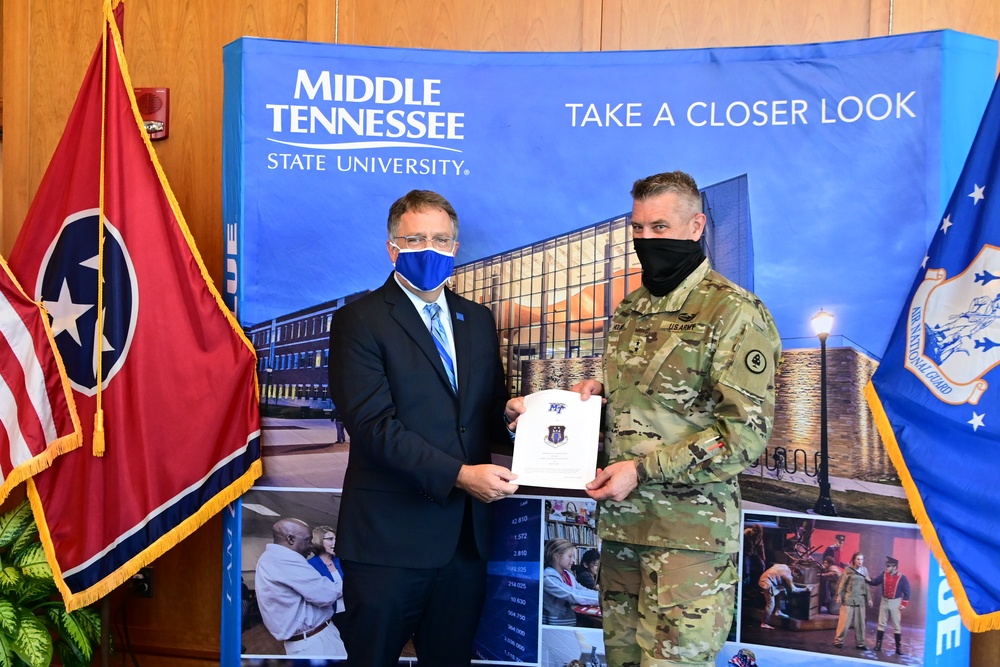 118th Wing and MTSU sign new collaboration agreement