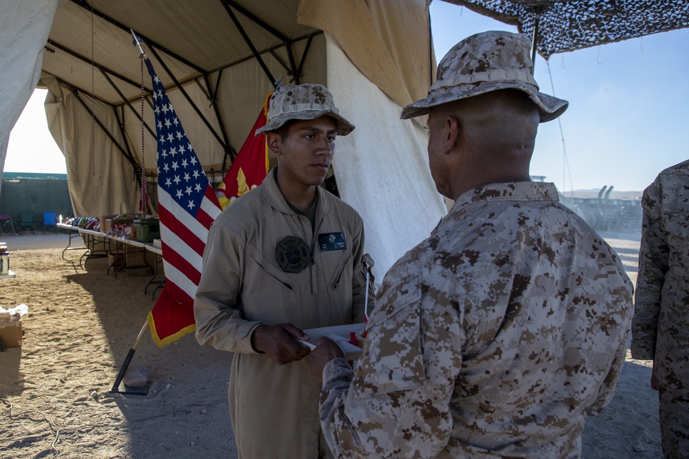 MWSS 373 “ACE Support” celebrates the Marine Corps birthday on Camp Wilson