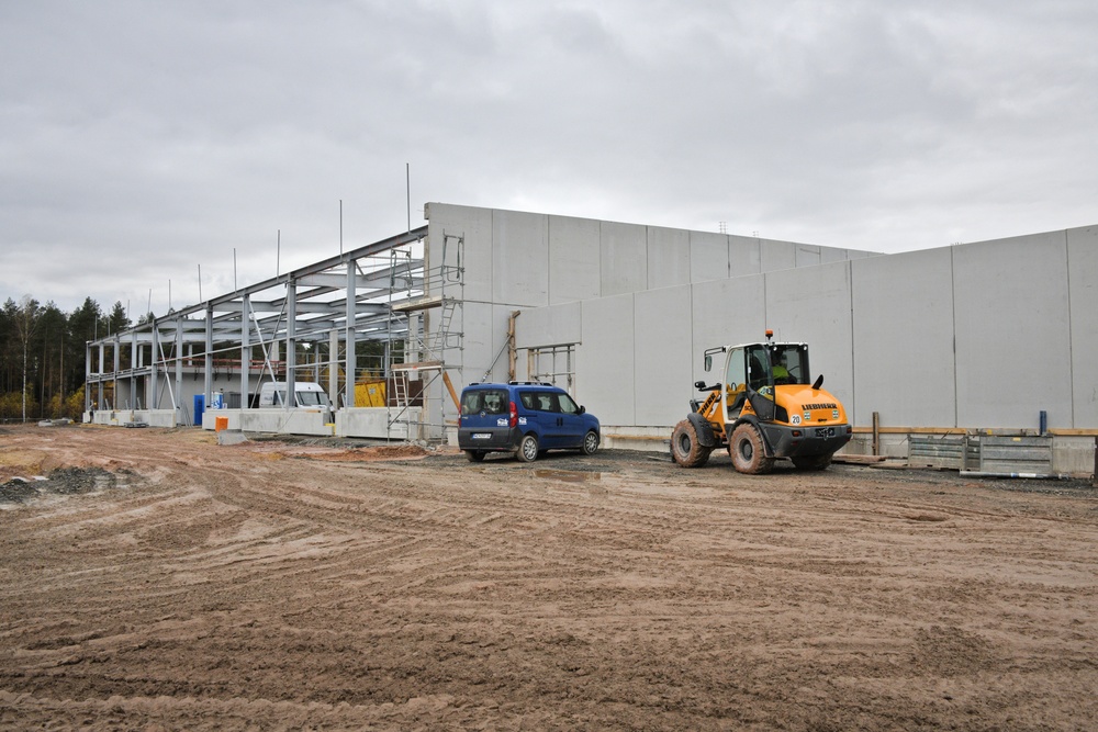 Construction site for future TSC Grafenwoehr