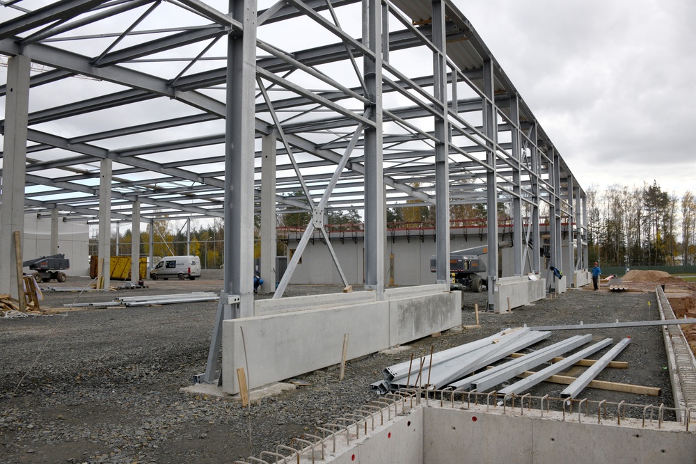 Construction site for future TSC Grafenwoehr