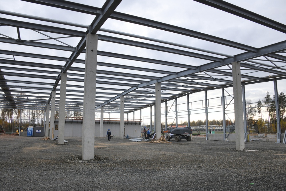 Construction site for future TSC Grafenwoehr