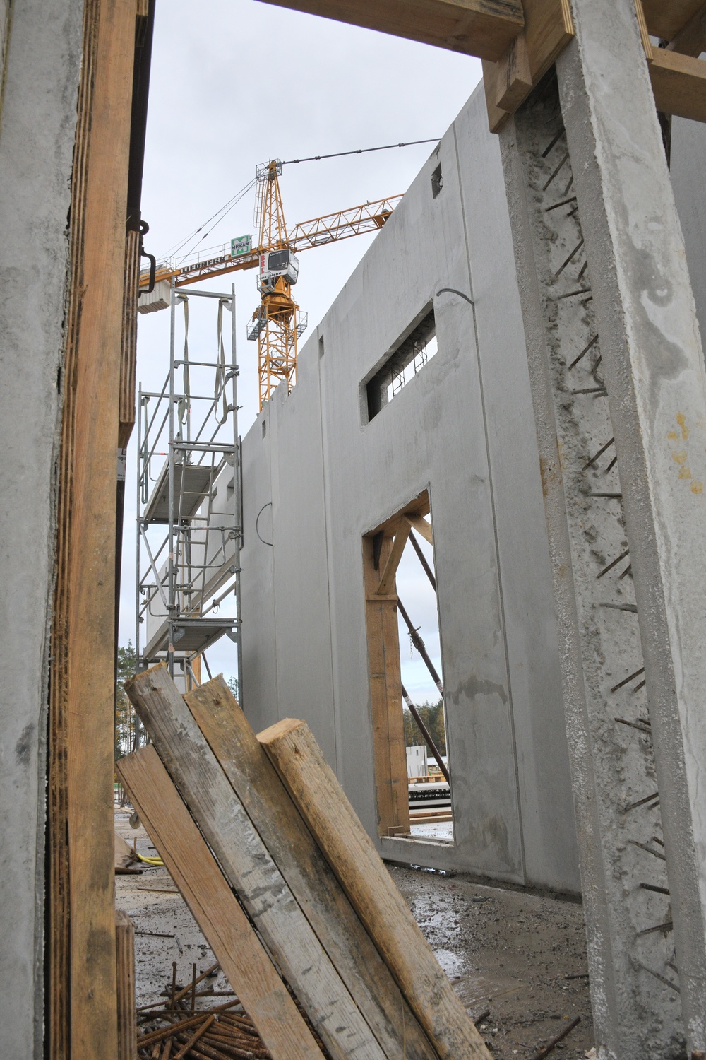 Construction site for future TSC Grafenwoehr