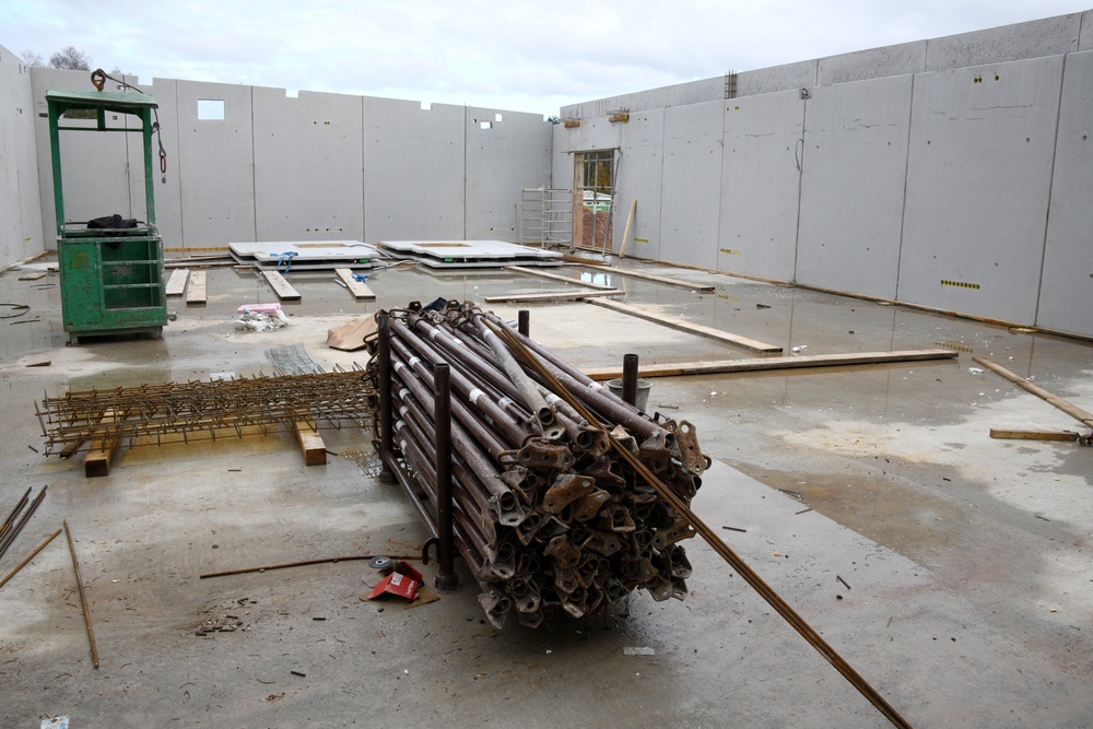 Construction site for future TSC Grafenwoehr